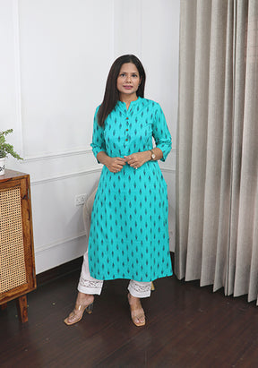 Cotton Ikkat Kurta