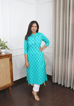 Cotton Ikkat Kurta