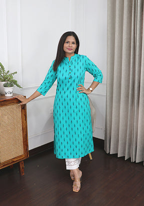 Cotton Ikkat Kurta